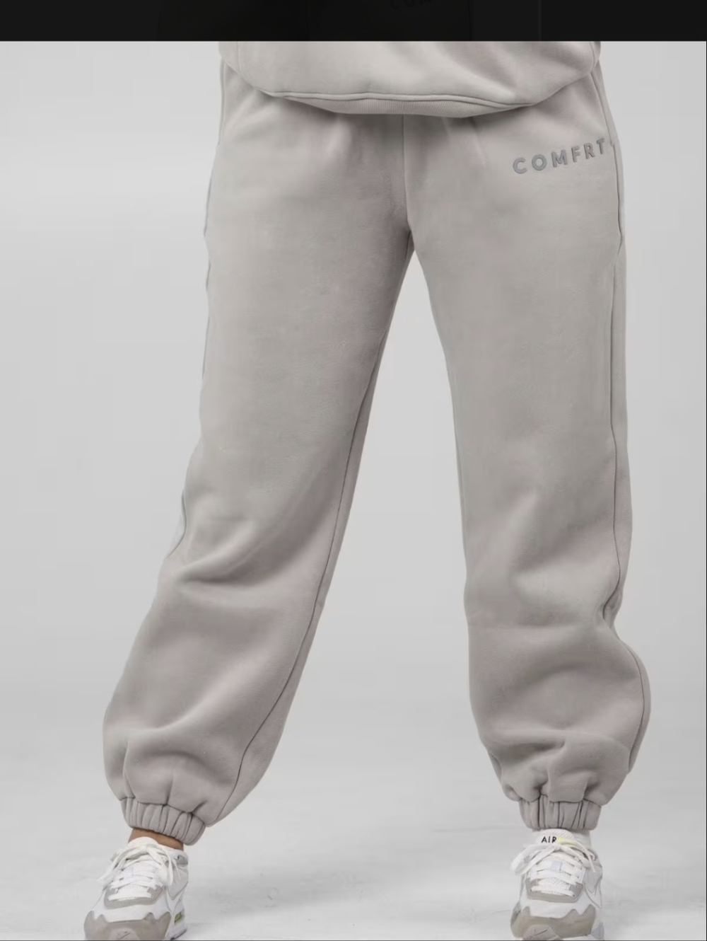 Comfrt, Stone Color, Thick Comfy Jogger Kids/Juniors, L/Xl